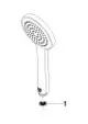 DORNBRACHT Handbrause SERIENNEUTRAL 28015979FF0010 Dark Platinum gebürstet(DF red.), 28015979-990010 Galeriebild 3